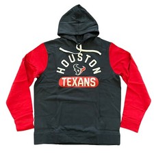Fanatics Houston Texans Hoodie Sweatshirt NFL Blue Red White Men Size XL NEW