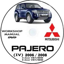 Workshop Manual,manuale officina Mitsubishi PAJERO IV - V80/V90,dal 2006 a 2018