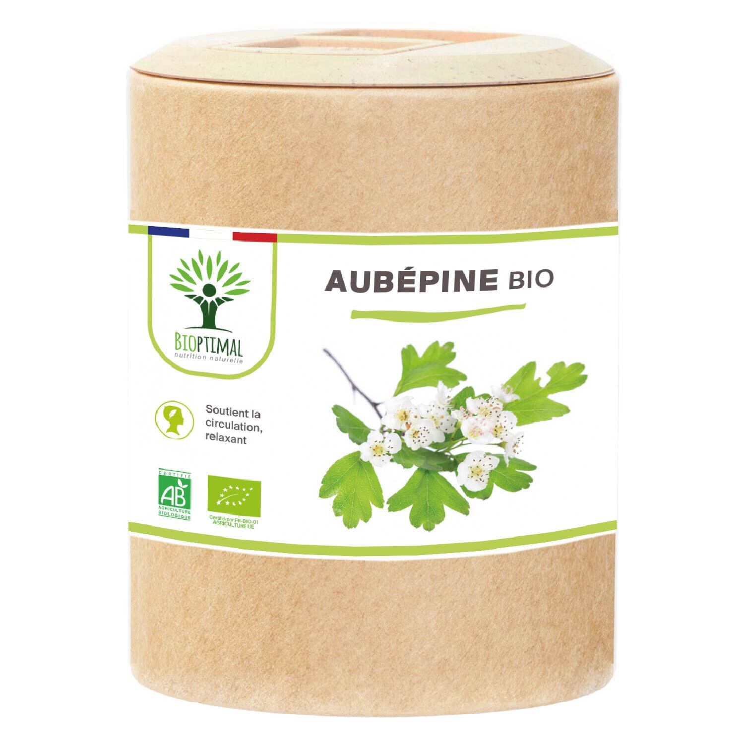 Aubépine bio gélules pour le bien-être cardiaque - Complément 200 gélules