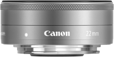Canon EF-M22mm F2 STM Wide Angle Zoom Lens Single Focus Silver EF