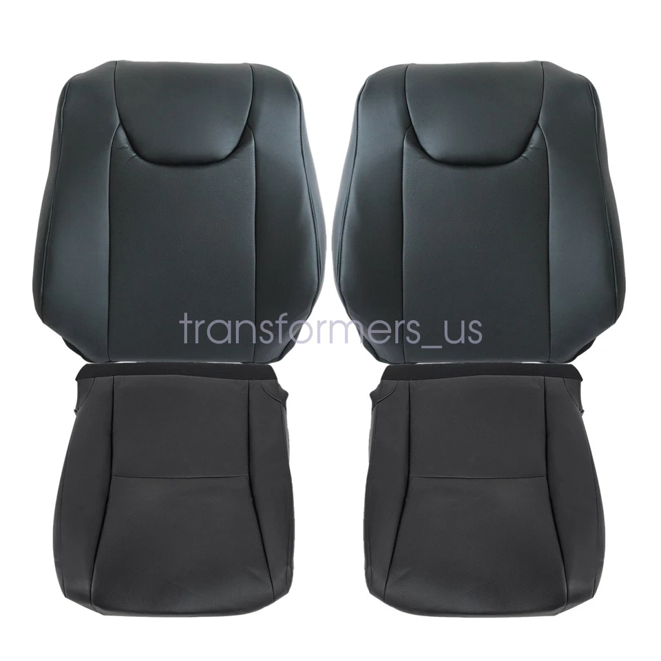 Cubierta de asiento delantera inferior y superior negra para Lexus RX350 RX450h 2010-2015 Foto 2 de 4