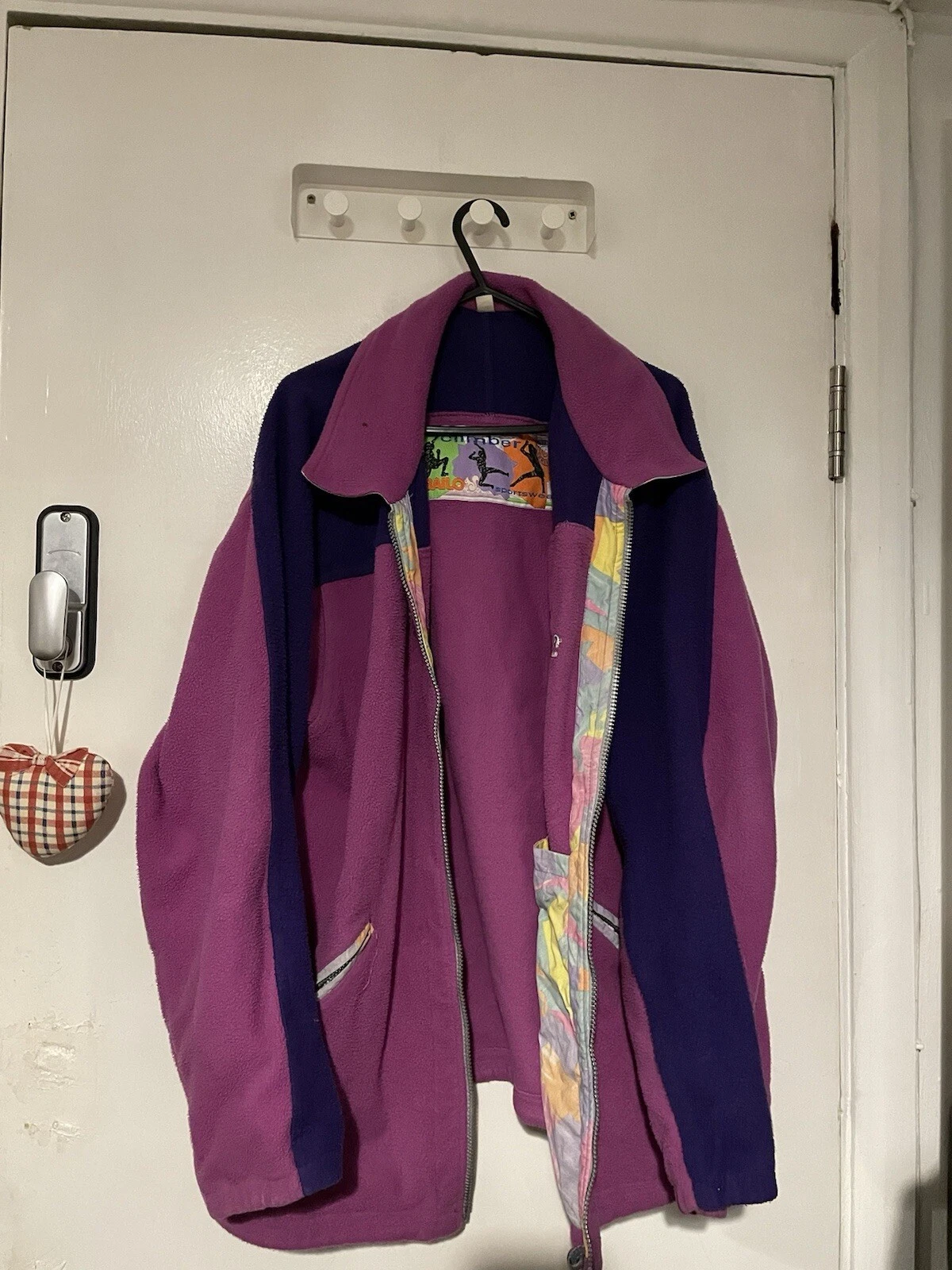 vintage fleece jacket xl