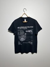 Vintage 00s Star Wars Millennium Falcon T-Shirt Size L