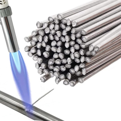 50 Pieces Flux Core Aluminum Rods Low Temperature Easy Melt Aluminum Welding Rod