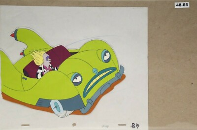 Beetlejuice Original Production Drawing And Cel 48-65 Used Cond.