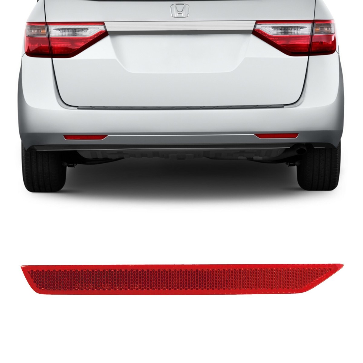 For 11-17 Honda Odyssey EX LX Touring SE Rear Bumper Reflector