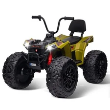 24V Kids Ride on Car Electric  Fun ATV Toys 4WD Off-Road Vehicle 4 Wheeler Quad