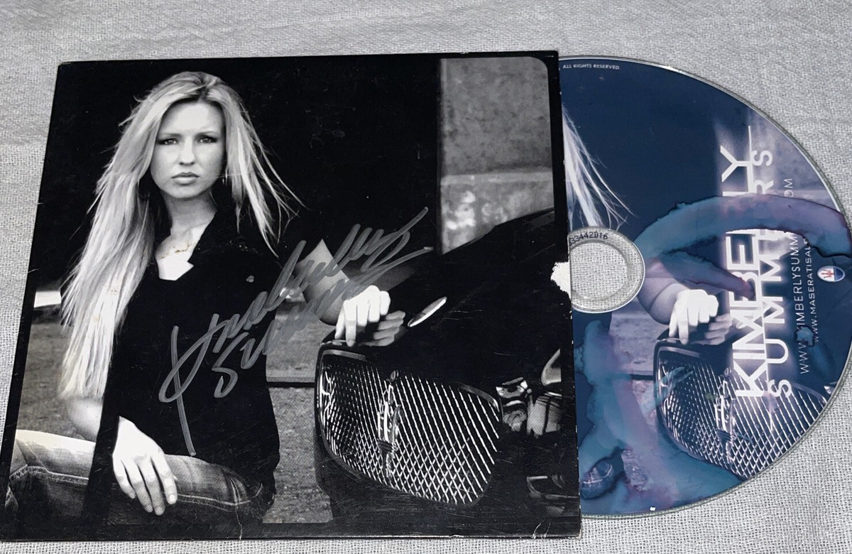 SIGNED CD Kimberly Summers Rare Music Disc Autographed Free