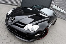 Cars 2011 wheelsandmore mercedes benz slr 7o7 supercar Desk Mat Stitched