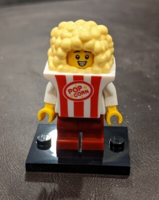 LEGO COLLECTIBLE SERIES 23 POPCORN COSTUME MINIFIGURE w/STAND NEW