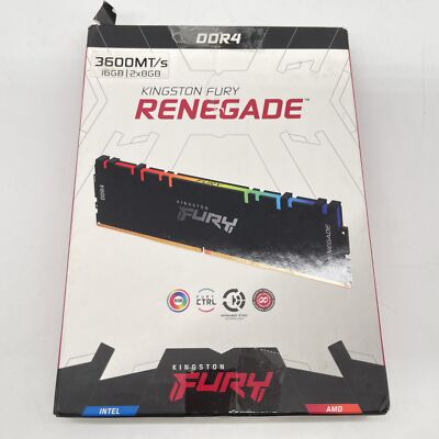 Kingston FURY Renegade RGB 16 GB (2 x 8 GB) 3600 MT/s DDR4 CL16-Speicherkit für 