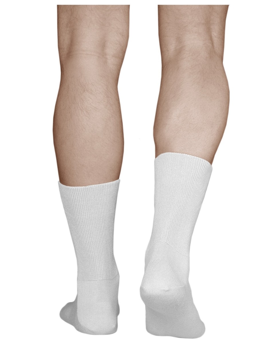 Calzini Per Diabetici Extra Larghi Oversize Antiscivolo Unisex Calzini Con Pinza Bariatrica Con Buona Elasticà Per Piedi Gonfi Donna Uomo - Foto 13