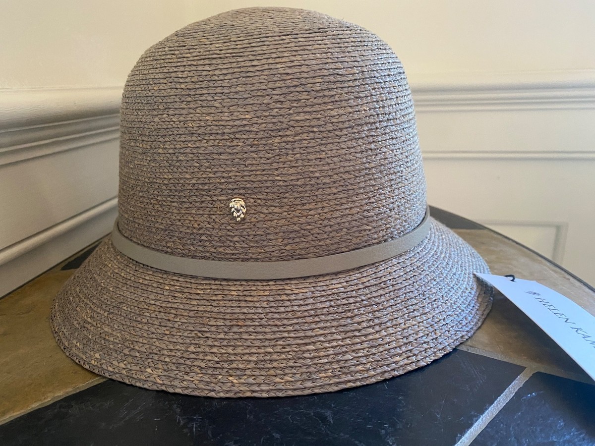 HELEN KAMINSKI BESA 6 RAFFIA HAT ECLIPSE MELANGE/PUMICE NEW/TAG | eBay