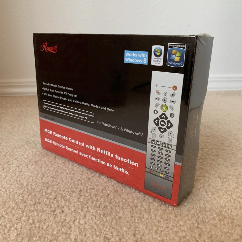 Rosewill RHRC-12001 MCE Remote Control With Netflix Function For Windows 7/8 - Image 3 of 4