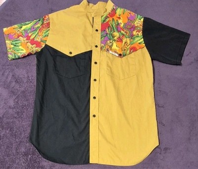 Vintage Maury Tates Mo Betta Western Rare Rodeo Shirt Bronc Rider Size 15.5- 34 
