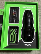 NEW OPEN BOX FK Irons Exo 3.2mm Black Pen RCA Wireless Tattoo Machine - FREE S H