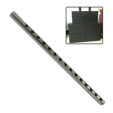 22cm Steel Dumbbell Connector Rod for 10 Hole and 15 Hole Weight Blocks