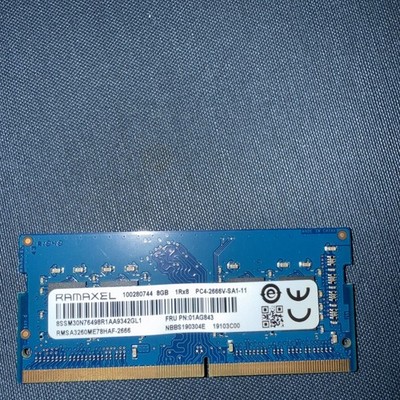 Ramaxel RMSA3260ME78HAF-2666 8GB 1Rx8 PC4-21300 DDR4-2666 Memory RAM 01AG843