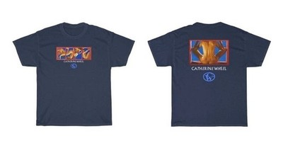 Catherine Wheel ADAM & EVE 1997 Full Size Navy Color t-shirt TU346