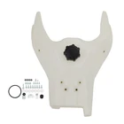 Oversized 3.0 Gallon Fuel Gas Tank WHITE For Honda CRF450X CRF450L 2019-2024