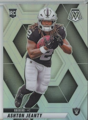 Ashton Jeanty Silver Mosaic 2025 Panini Mosaic #345 RC Raiders