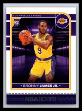 Bronny James Jr. Rookie Los Angeles Lakers 2024-25 Hoops #280