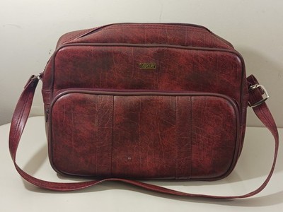 Vintage 60s 70s Red Mercury Suitcase Travel Bag Luggage Travel Case Samsonite