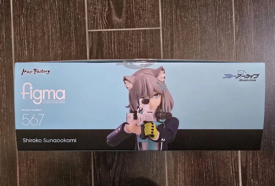 Figma 567 Shiroko Sunaookami (Blue Archive) Max Factory Figure with bonus face - Immagine 2 di 2