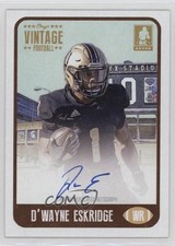 2021 Onyx Vintage Auto Blue Ink /400 D'Wayne Eskridge #FADE Auto 9ut