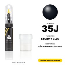 Lackstift F&uuml;r Mazda MX-6 35J Stormy Blue Kit Profi Lack Reparatur Kit