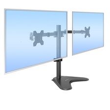 Mount-It Dual Monitor Stand  2 Monitor Mount Fits 19 20 21.5 24 27 29 32 Inch
