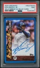 2024 Topps Archives KEN GRIFFEY JR. 1995 At The Break Auto Blue Foil /25 PSA 9