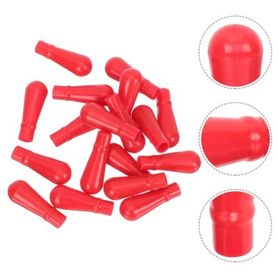 50Pcs Graduated Pipette Tip Laboratory Supplies Accessories Dropper Rubber Caps
