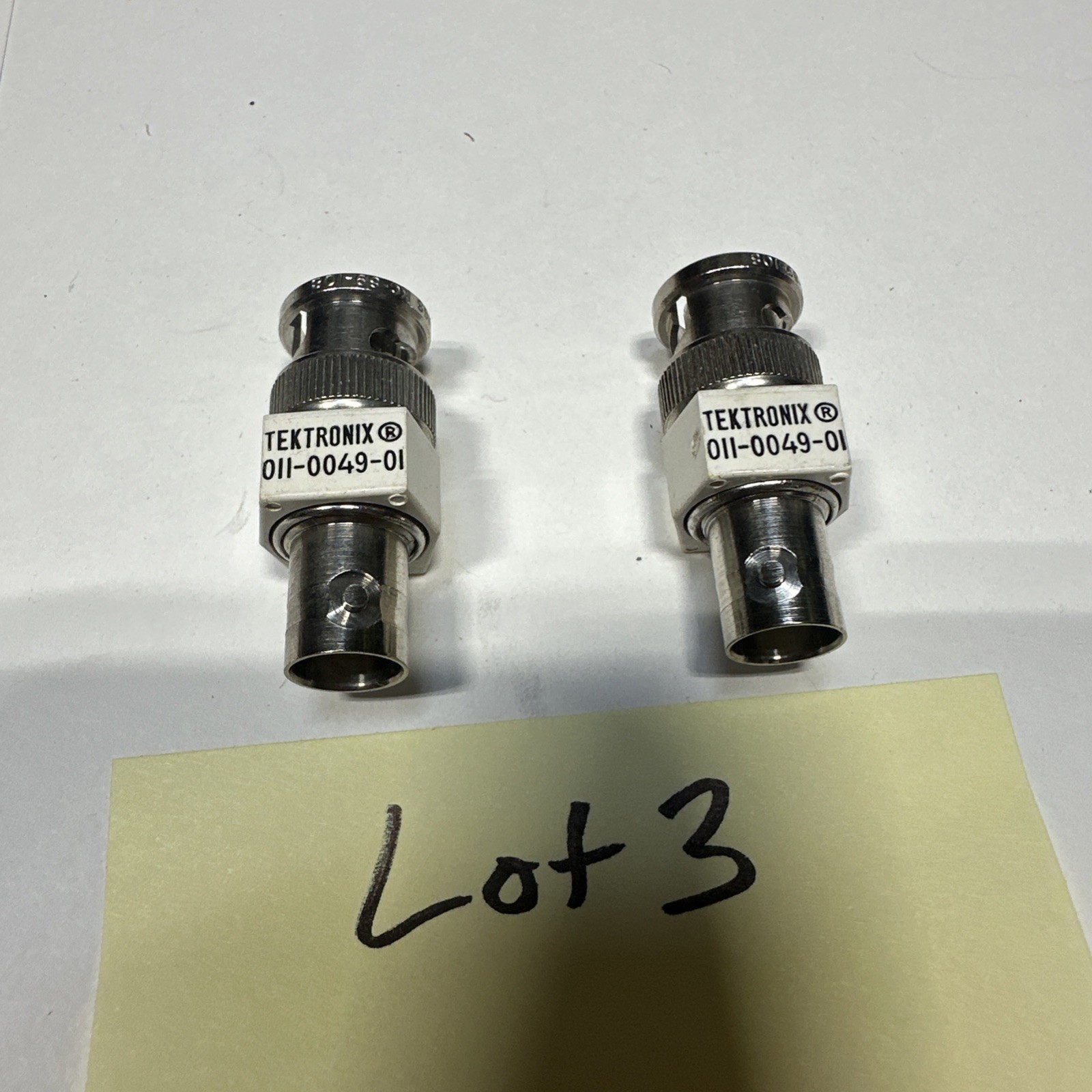 Qty 2 TEKTRONIX 011-0049-01 50 Ohm 2 Watt BNC Feedthrough Termination