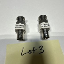 Qty 2 TEKTRONIX  011-0049-01 50 Ohm 2 Watt BNC Feedthrough Termination