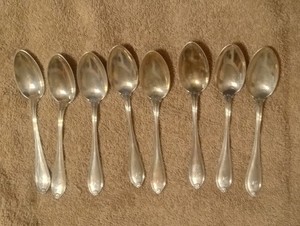 8 Paul Revere by Towle Sterling Silver 200g Spoons Lot 1906 