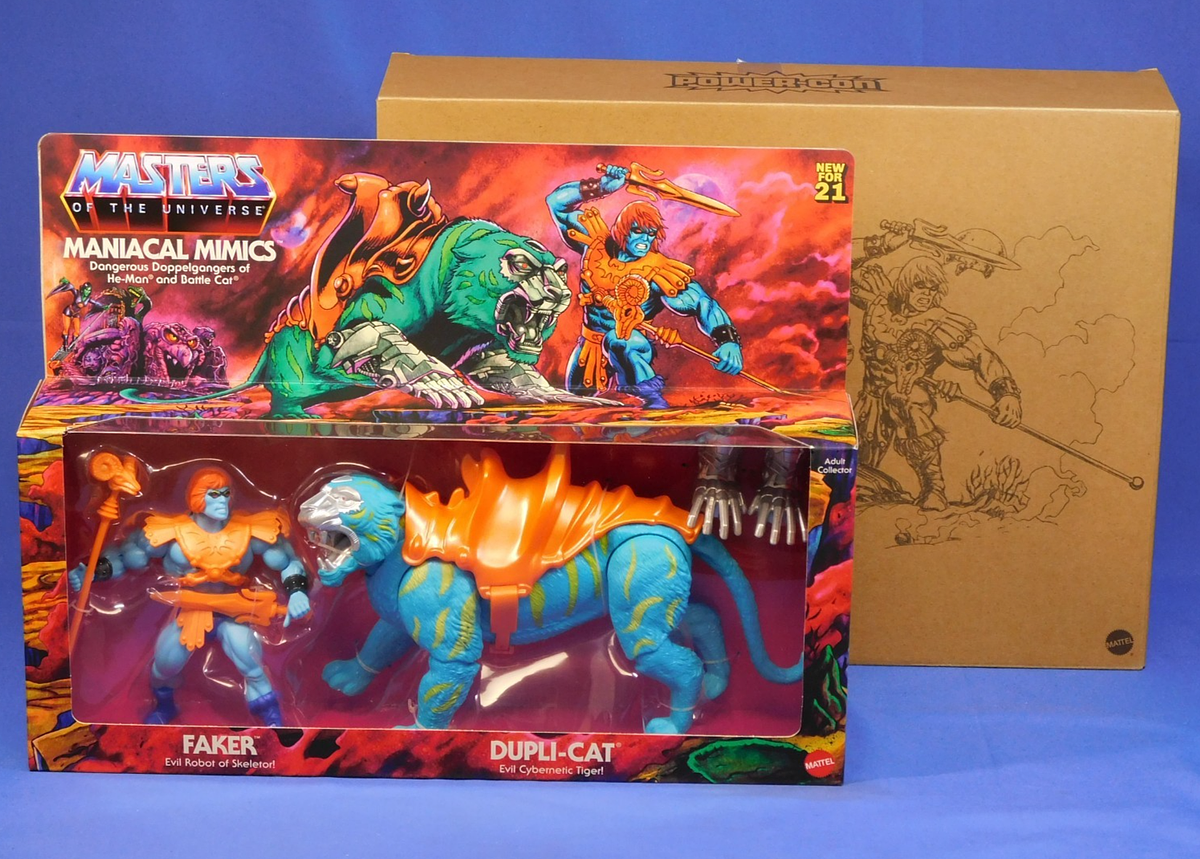 Mattel Masters Of The Universe Origins Faker And Dupli-Cat Action