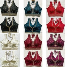 Saree Blouse Readymade Designer Sari Choli Indian Party Wear Bollywood Dress