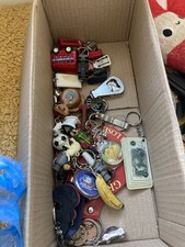 Huge Vintage Keyring Job Lot 60+ Novelty Adult Tools Advertising Retro Bundle