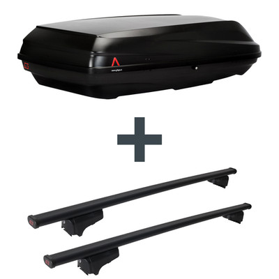 Dachbox G3 BiCube 520+ + Dachträger G3 Clop für Mitsubishi ASX Typ VSX, VSE NEU