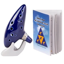 Zelda Ocarina 12 Hole Alto C with Song Book (Songs From the Legend of Zelda) wit