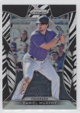 2019 Panini Prizm Tier III Zebra Prizm 9/99 Daniel Murphy #243 s5j
