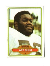 1980 Topps Football Art Shell #382 Oakland Raiders