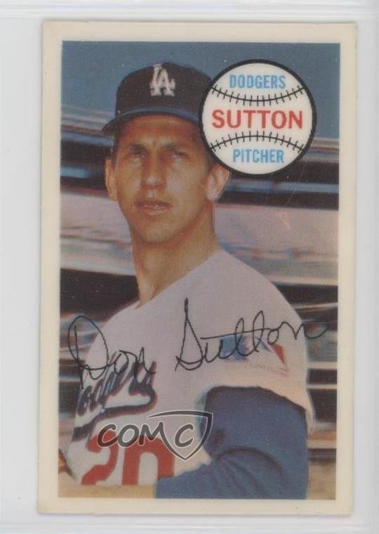 1970 Kellogg's 3-D Super Stars Don Sutton #8 HOF 2k3