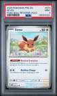 2025 POKEMON PRE EN-PRISMATIC EVOLUTIONS POKE BALL REVERSE HOLO #074 EEVEE PSA 9