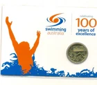 2009 Uncirculated $1 Coin " 100 Years of Australian Excellence " - swimming