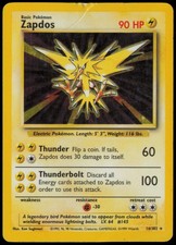 ZAPDOS 16/102 HOLO RARE BASE SET UNLIMITED POKEMON DMG on eBay
