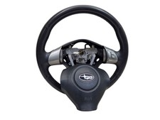 Lenkrad Schwarz Leder Multifunktion passt für SUBARU FORESTER (SH) 2.0 D AWD