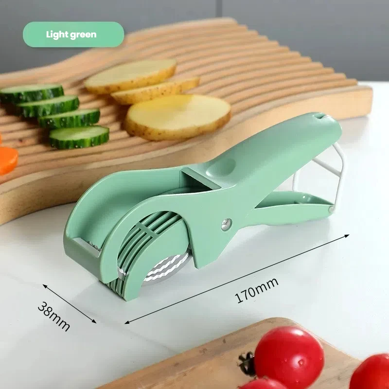 Hoofun Kitchen Tools Stainless Steel Vegetable and Fruit Slicer Multi Functional