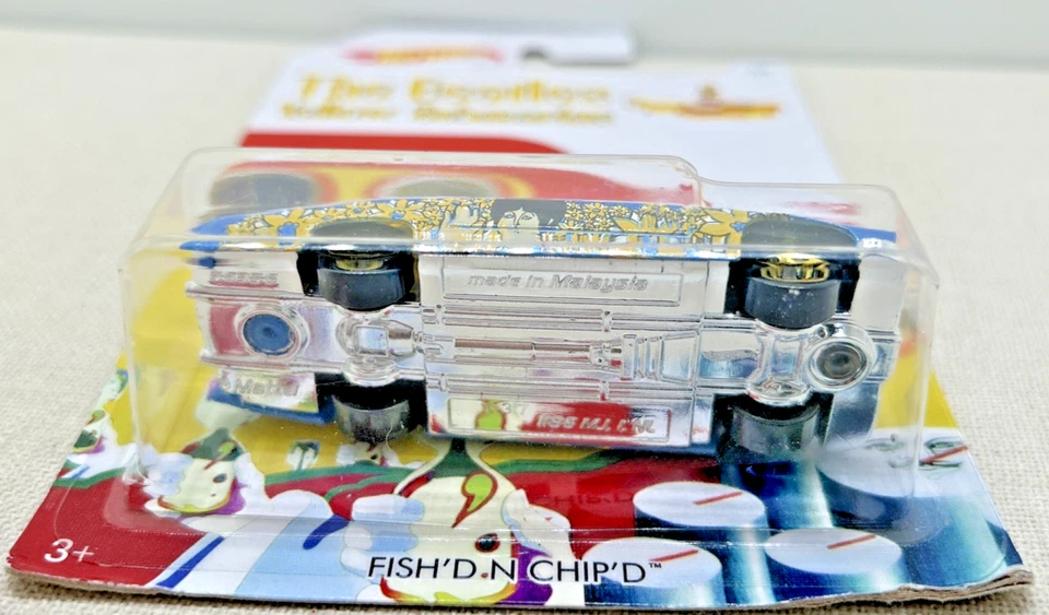 Hot Wheels Retro Nuevo de Lote Antiguo 2016 Beatles Yellow Submarine Fish'D N Chip'D 3/6 Foto 4 de 4